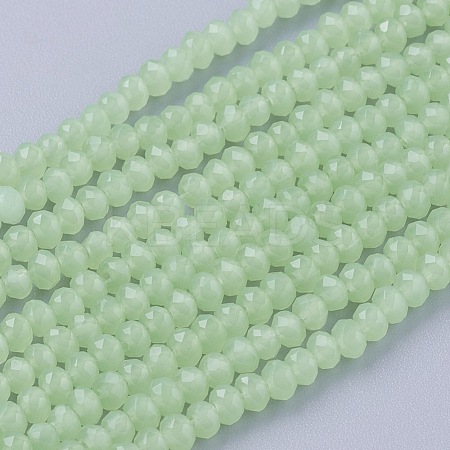 Imitation Jade Glass Beads Strands X-GLAA-G045-A11-1