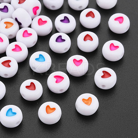 Acrylic Beads X-MACR-T009-08-1