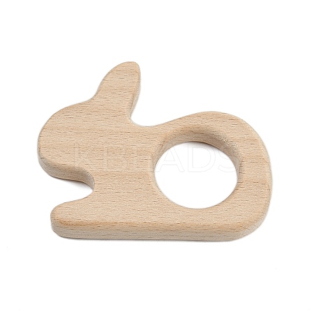 Natural Beech Wooden Baby Teething Toys WOOD-U003-10-1