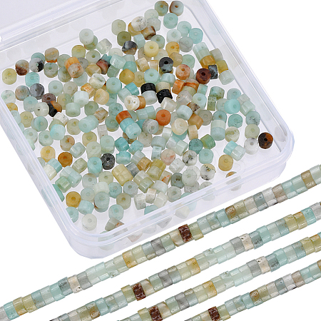 SUNNYCLUE 2 Strands Natural Flower Amazonite Beads Strands G-SC0002-72A-1