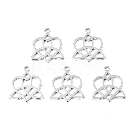 Non-Tarnish 201 Stainless Steel Pendants STAS-T063-169P-1