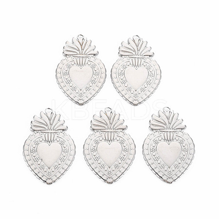 Non-Tarnish 201 Stainless Steel Pendants STAS-S119-150P-1