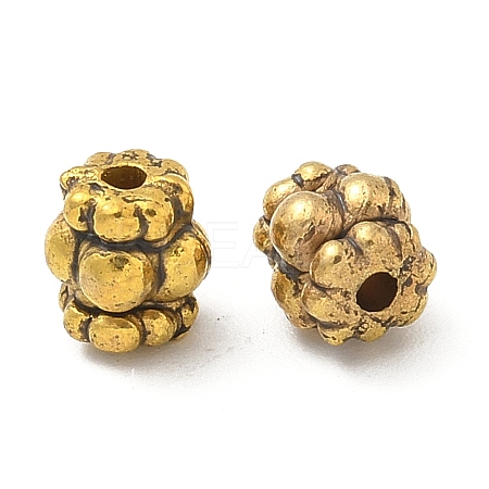 Tibetan Style Alloy Beads TIBE-P003-37AG-1