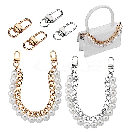 DIY Imitation Pearl Bag Strap Making Kits DIY-SZ0008-93-1