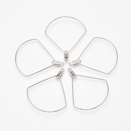 Tarnish Resistant 304 Stainless Steel Wire Pendants LS-X-STAS-S103-11-1
