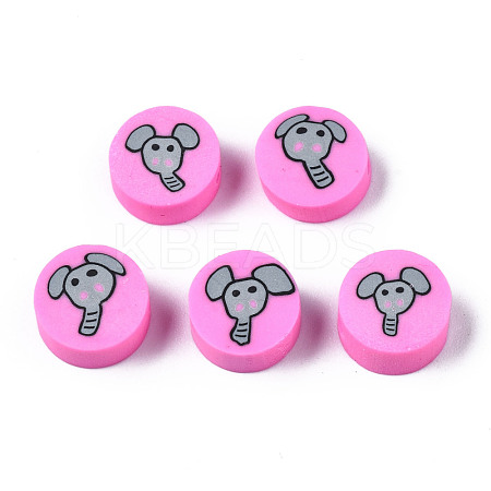 Handmade Polymer Clay Beads CLAY-N008-036H-1