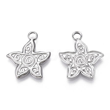 Non-Tarnish 304 Stainless Steel Pendants LS-STAS-T063-199P-1