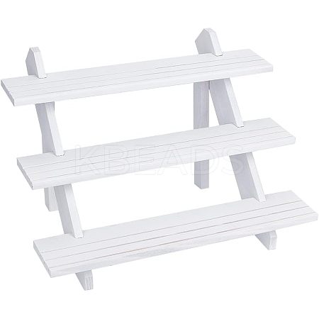 DIY 3 Tier Wooden Display Riser Kit ODIS-WH0029-25A-1