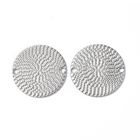 Non-Tarnish 304 Stainless Steel Connector Charms STAS-C066-04P-1