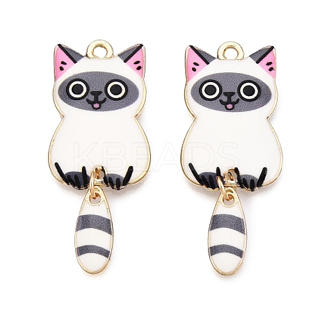 Alloy Enamel Pendants FIND-Q102-12B-1