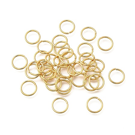 Brass Open Jump Rings KK-B147-03I-G-1