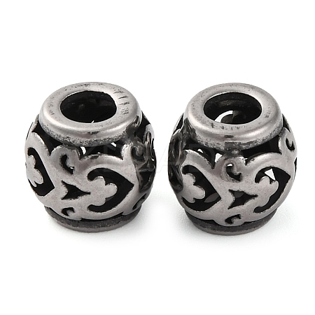 304 Stainless Steel European Beads STAS-H226-02AS-01-1