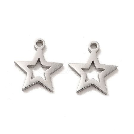 Non-Tarnish 304 Stainless Steel Charms STAS-M089-57P-1