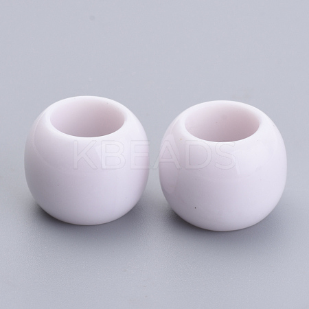 Opaque Acrylic Beads SACR-S300-15F-01-1