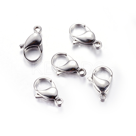 Tarnish Resistant 304 Stainless Steel Lobster Claw Clasps LS-STAS-AB19-1