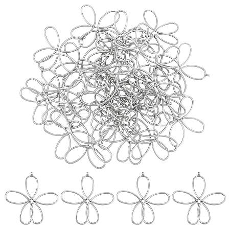 30Pcs 304 Stainless Steel Pendants FIND-UN0003-58-1