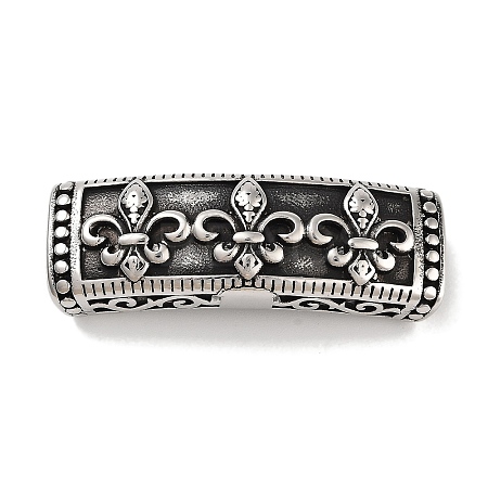Tibetan Style 304 Stainless Steel Slide Charms/Slider Beads STAS-L274-004AS-1