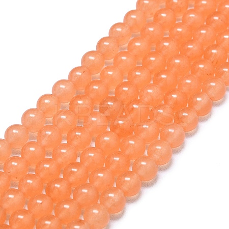 Natural Malaysia Jade Beads Strands G-L645-C01-4mm-20-1