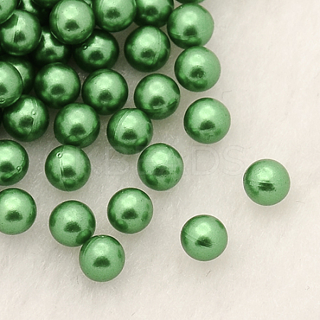 ABS Plastic Imitation Pearl Round Beads MACR-F033-8mm-11-1