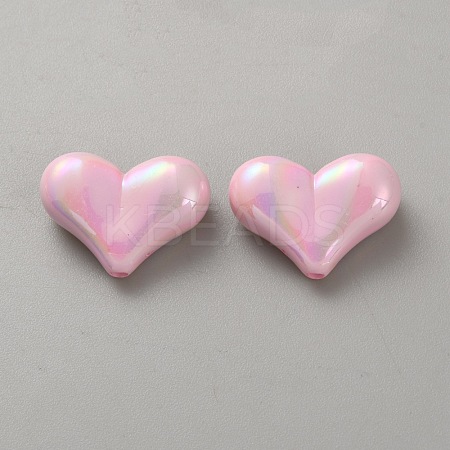 10Pcs Opaque Acrylic Beads SACR-WH0008-020C-1