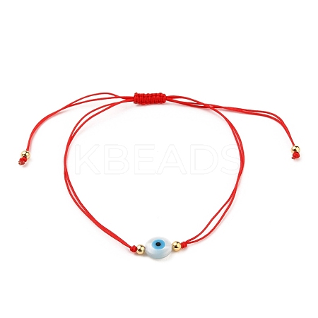 Adjustable Nylon Cord Braided Bead Bracelets BJEW-JB05543-02-1