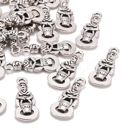 Tibetan Style Alloy Pendants X-TIBEP-GC147-AS-NR-1