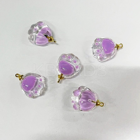 Transparent Glass Pendants LS-FIND-WH0191-21-1