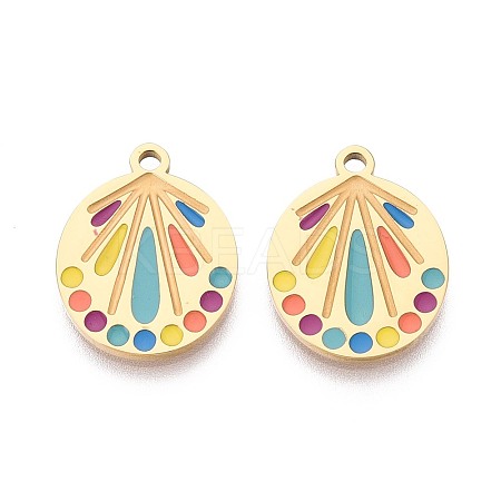Ion Plating(IP) 316L Surgical Stainless Steel Pendants STAS-H213-21G-1