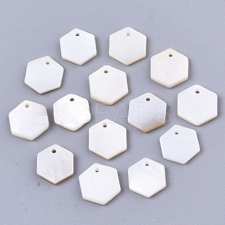 Natural Freshwater Shell Charms SHEL-R047-18-1
