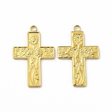 Ion Plating(IP) 304 Stainless Steel Pendants STAS-F290-14G-1