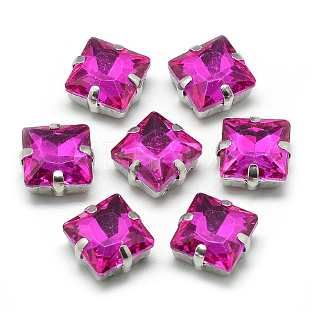 Sew on Rhinestone RGLA-T037-8x8mm-10-1