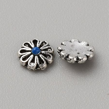 Tibetan Style Alloy Cabochons MRMJ-WH0075-97B-1