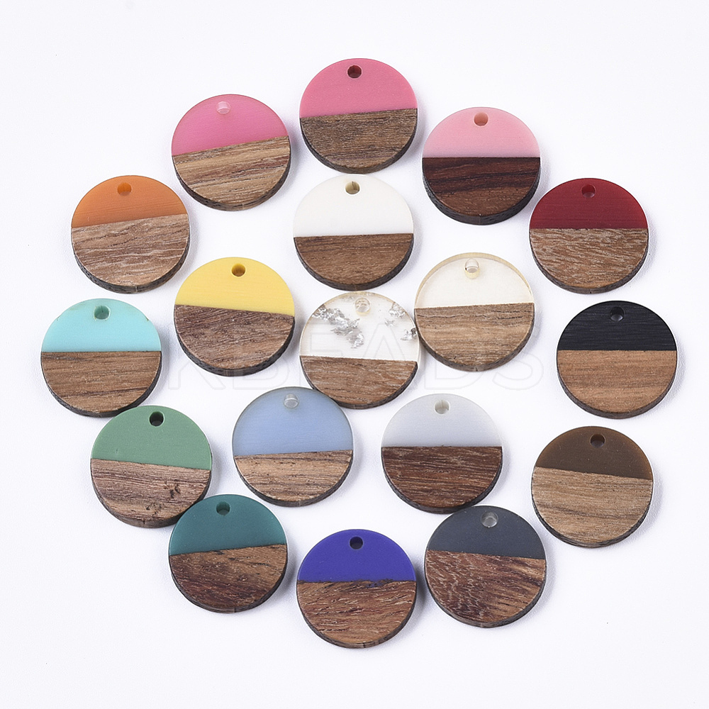 Wholesale Resin & Walnut Wood Pendants - KBeads.com