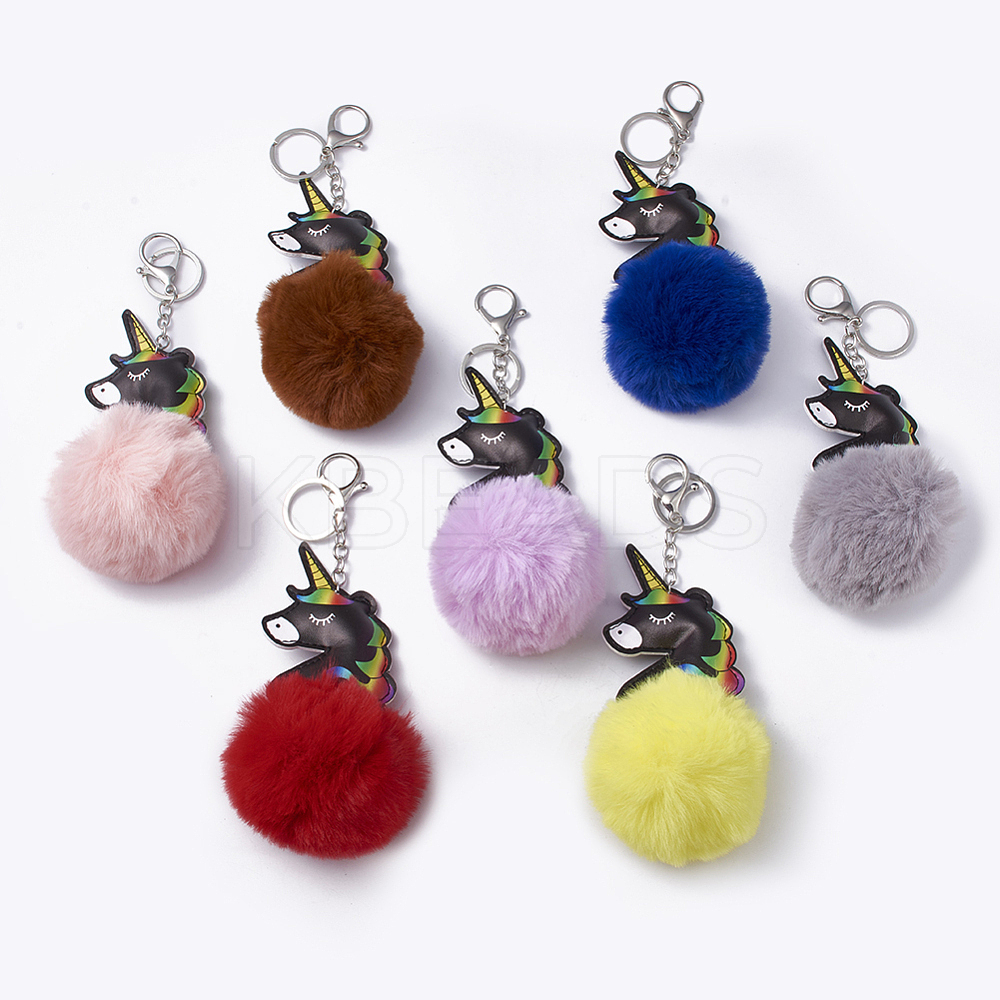 Wholesale Pom Pom Ball Keychain