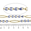 304 Stainless Steel Enamel Link Chains CHS-U003-01G-13-2