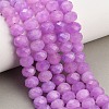Faceted Dyed Natural White Jade Beads Strands GG-CBAE966-01B-S-1