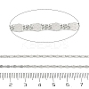 304 Stainless Steel Twisted Figaro Chains CHS-G052-01P-2