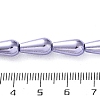 Electroplated Synthetic Non-Magnetic Hematite Beads Strands G-C248-H01-8x12mm-5