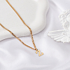 1Pc 304 Stainless Steel Letter Pendant Necklaces NJEW-LP0001-33Z-G-3
