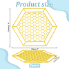 ABS Plastic Floating Bee Island AJEW-WH0248-803-2