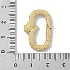 Rack Plating Brass Micro Pave Cubic Zirconia Twister Clasps KK-NH0002-18G-01-3