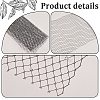 Polyester Big Eye Mesh Organza Veil DIY-WH0453-61A-6