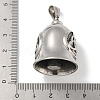 304 Stainless Steel Big Pendants STAS-Z097-01AS-04-3
