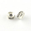 Flat Round Tibetan Style Alloy Spacers Beads X-TIBEB-Q066-06AS-LF-1