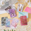 100Pcs 10 Styles Hot Stamping Cardboard Paper Jewelry Display Cards CDIS-TA0001-17-6