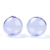 Transparent Blow High Borosilicate Glass Globe Beads X-GLAA-T003-09B-2