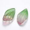 Two Tone Spray Painted Glass Pendants GLAA-T016-11E-2