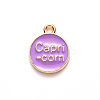 Alloy Enamel Pendants X-ENAM-S124-01B-01E-3