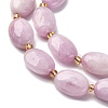 Natural Kunzite Beads Strands G-H005-A15-02-4