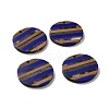 Transparent Resin & Walnut Wood Pendants RESI-TAC0017-68A-04-3